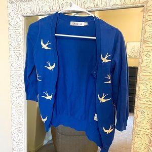 ModCloth bird cardigan